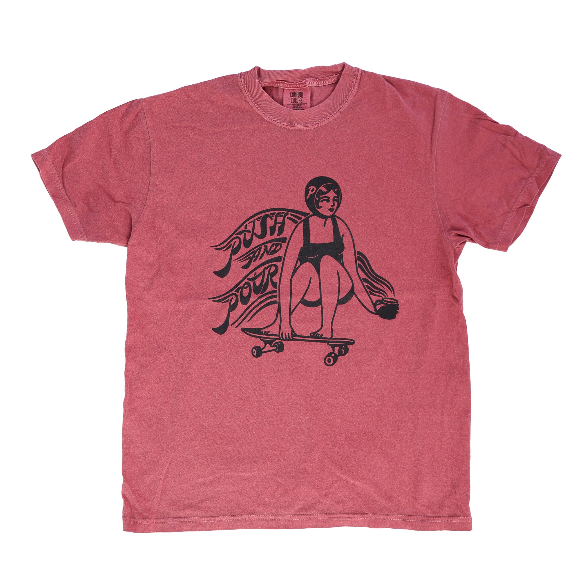 She was a skater girl Tee Red