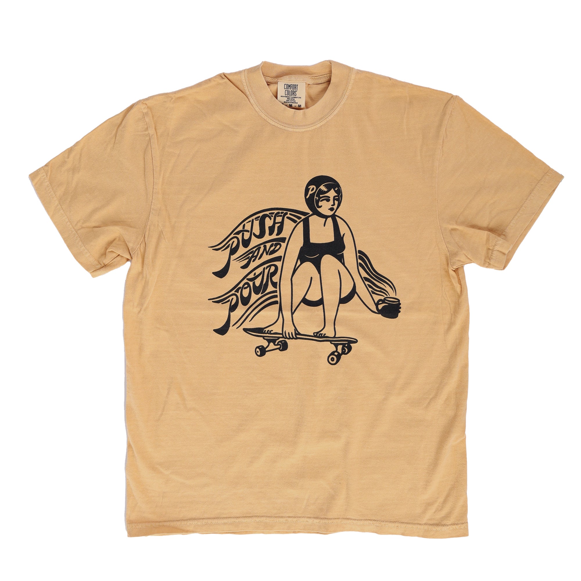 She was a skater girl Tee Gold