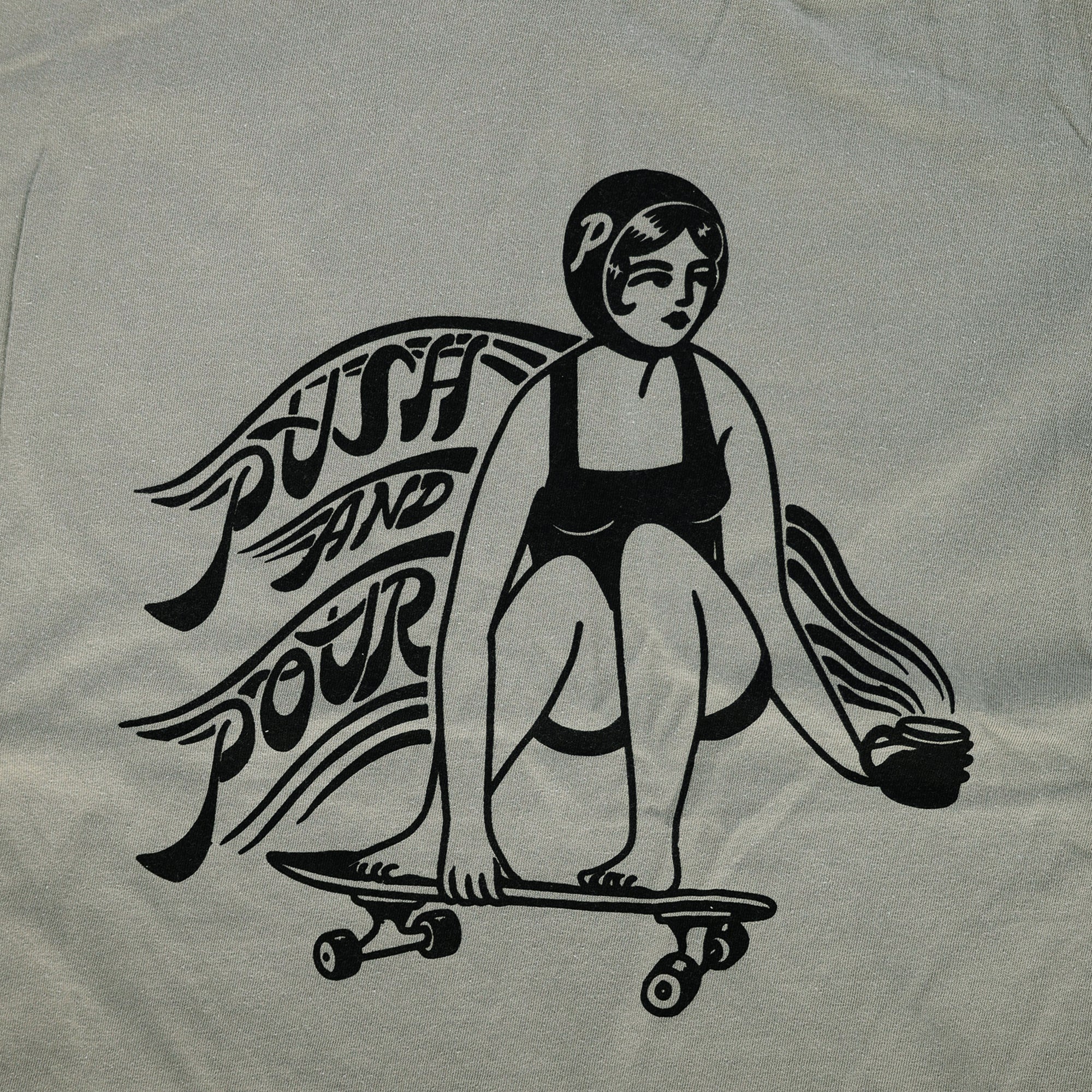 She was a skater girl Tee Green